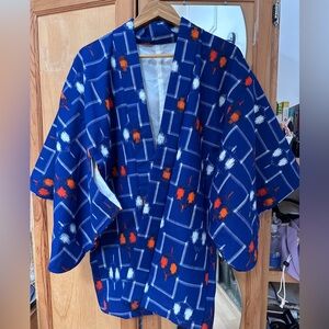 Blue and Orange Women's Cape